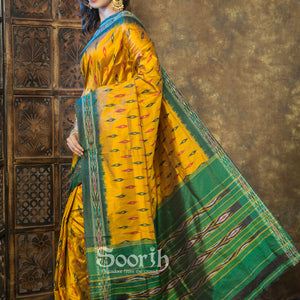 Single Ikkat Silk Saree