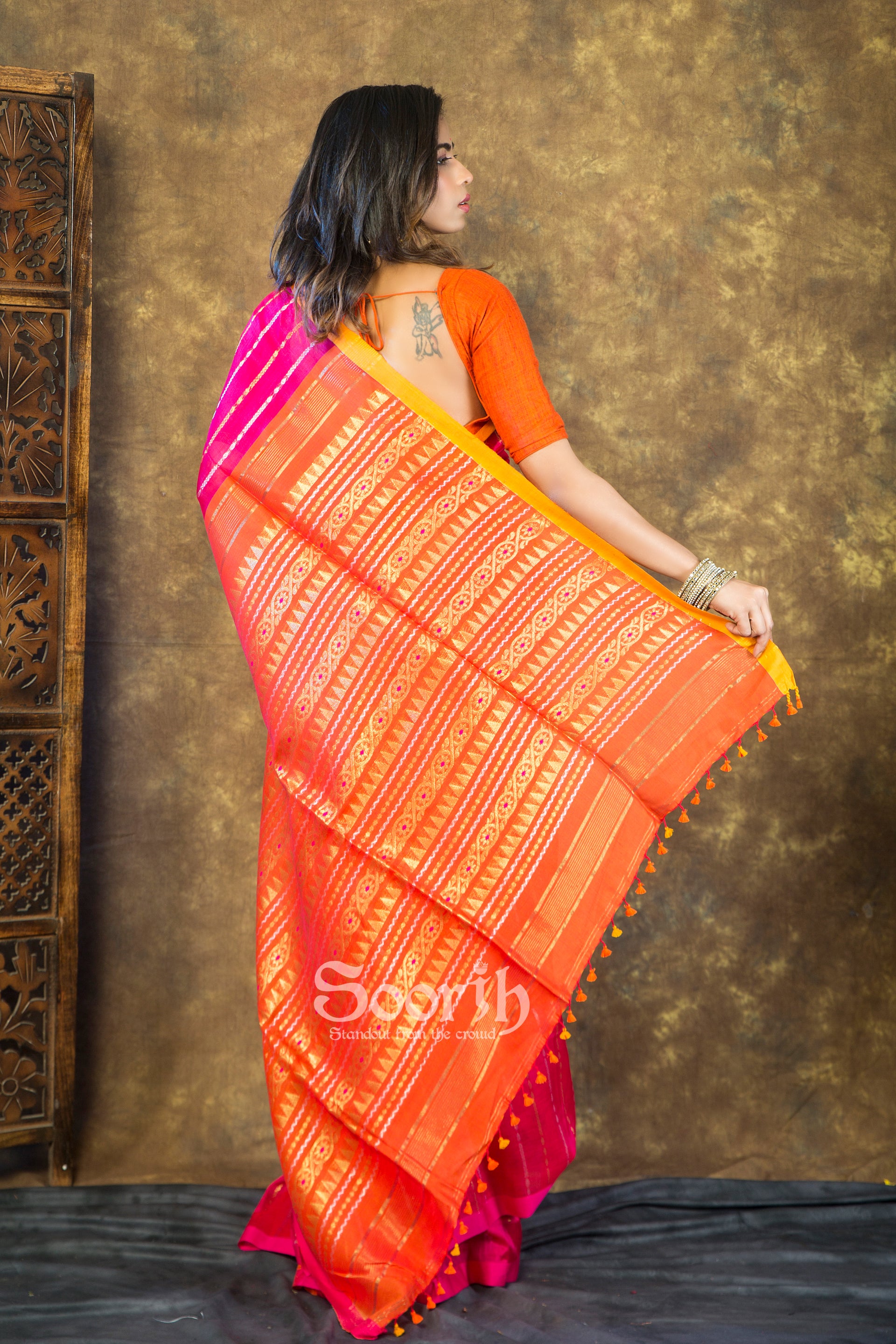 Handloom Matka Silk Saree