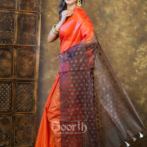 Semi Organza Jamdani Saree