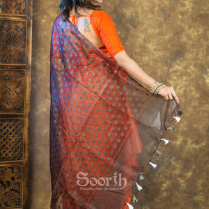 Semi Organza Jamdani Saree