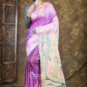 Mystic Marble Dreams Saree