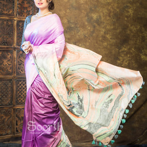 Mystic Marble Dreams Saree