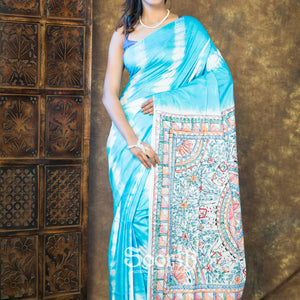 Shibori Tales of Mithila Saree