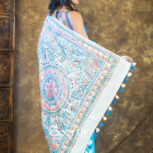 Shibori Tales of Mithila Saree