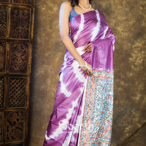 Shibori Tales of Mithila Saree