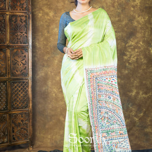 Shibori Tales of Mithila Saree