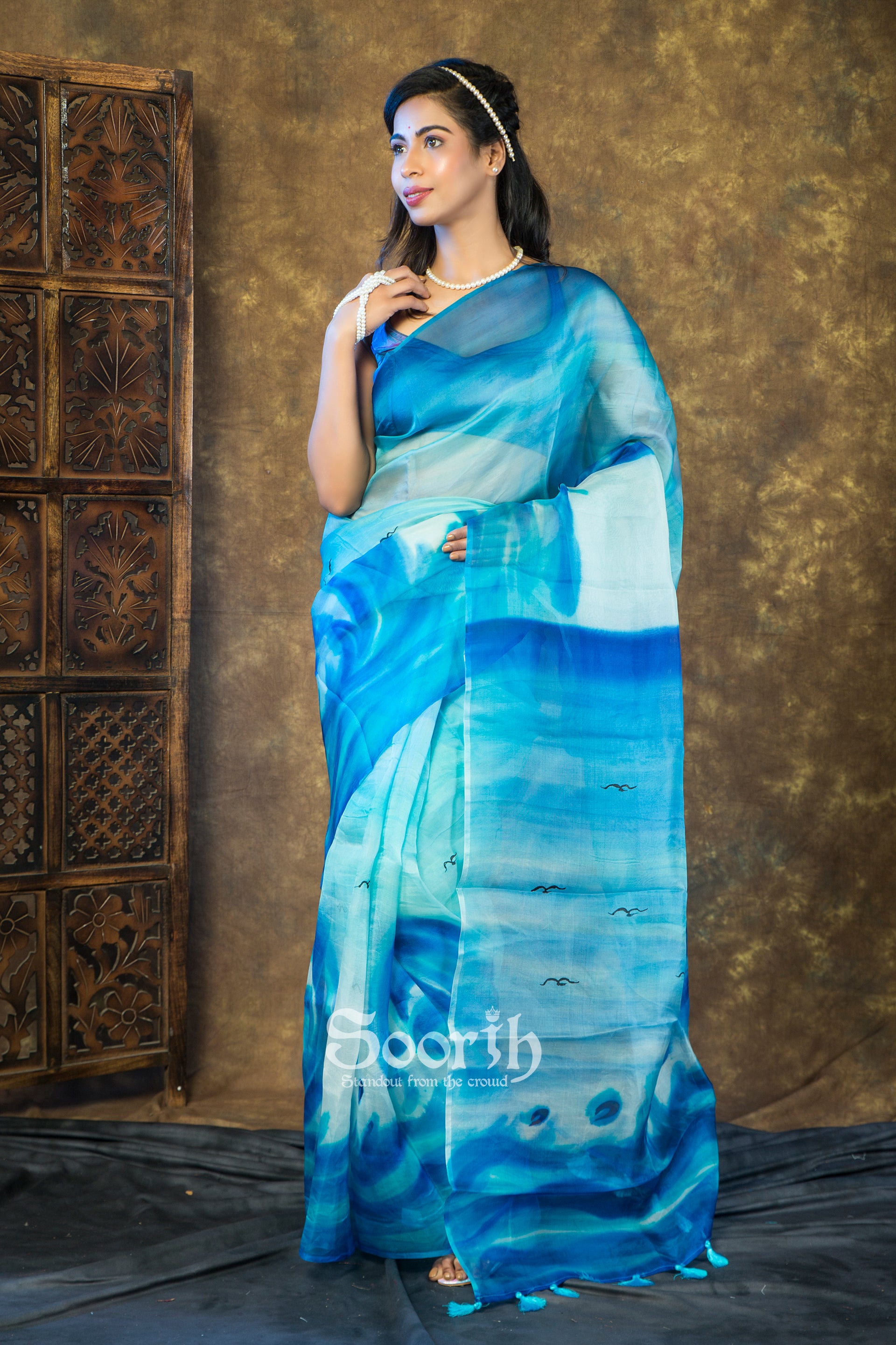 Mystic Sea Saree