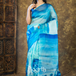 Mystic Sea Saree