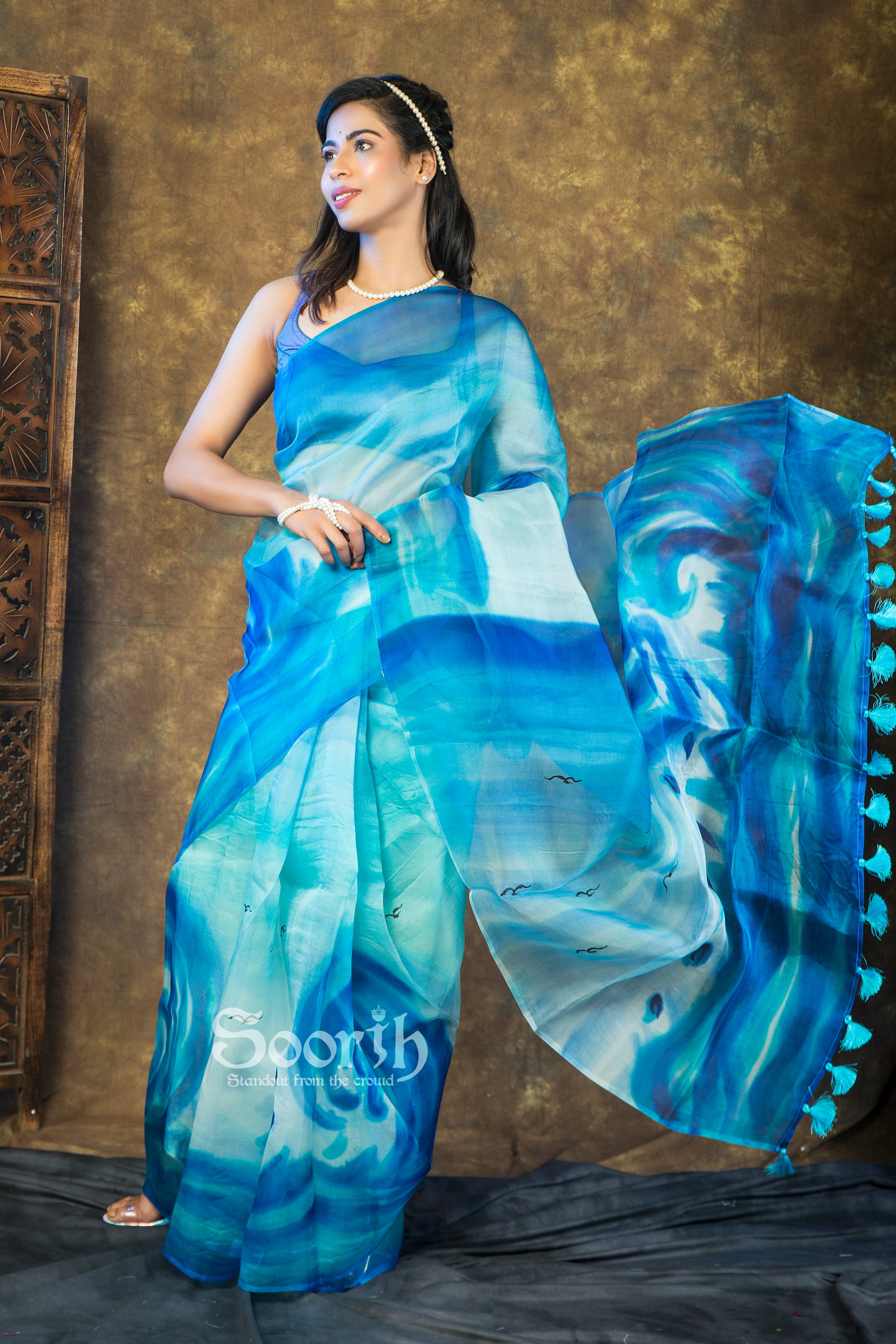 Mystic Sea Saree