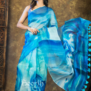 Mystic Sea Saree