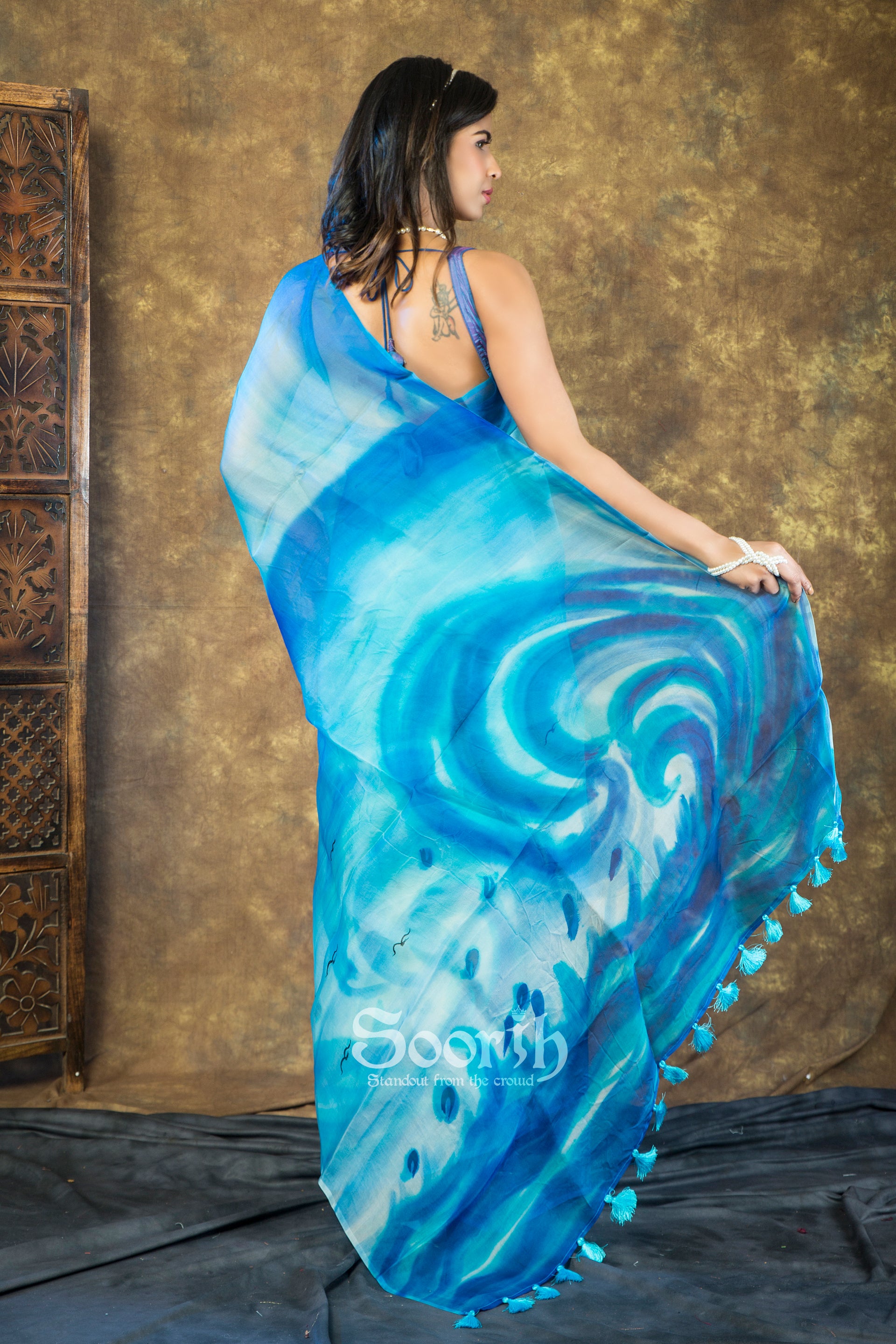 Mystic Sea Saree