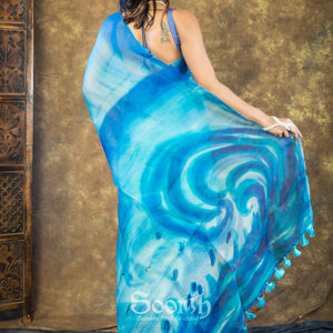 Mystic Sea Saree