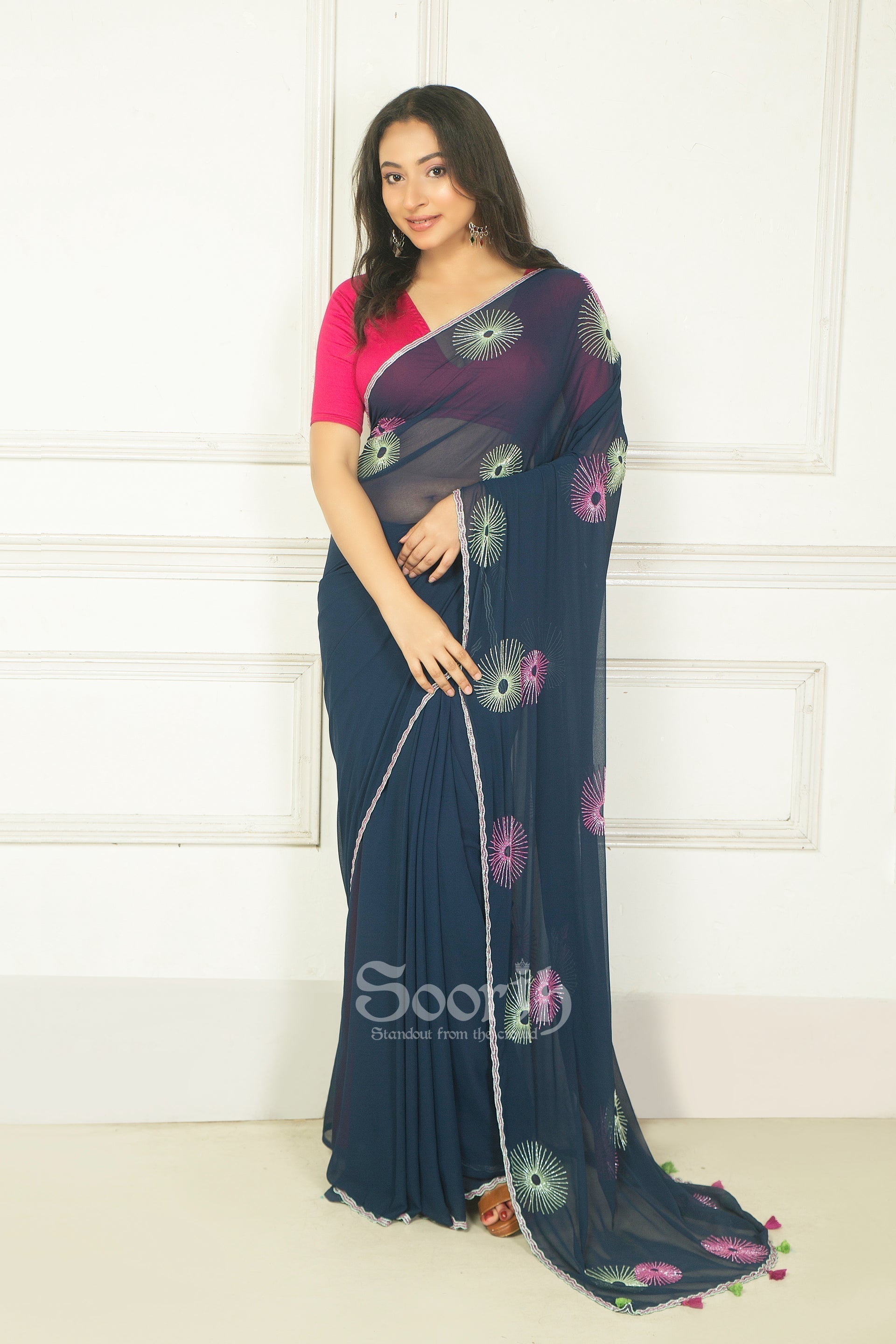 Glowing Sun Saree