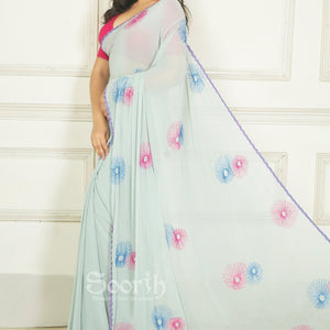 Glowing Sun Saree