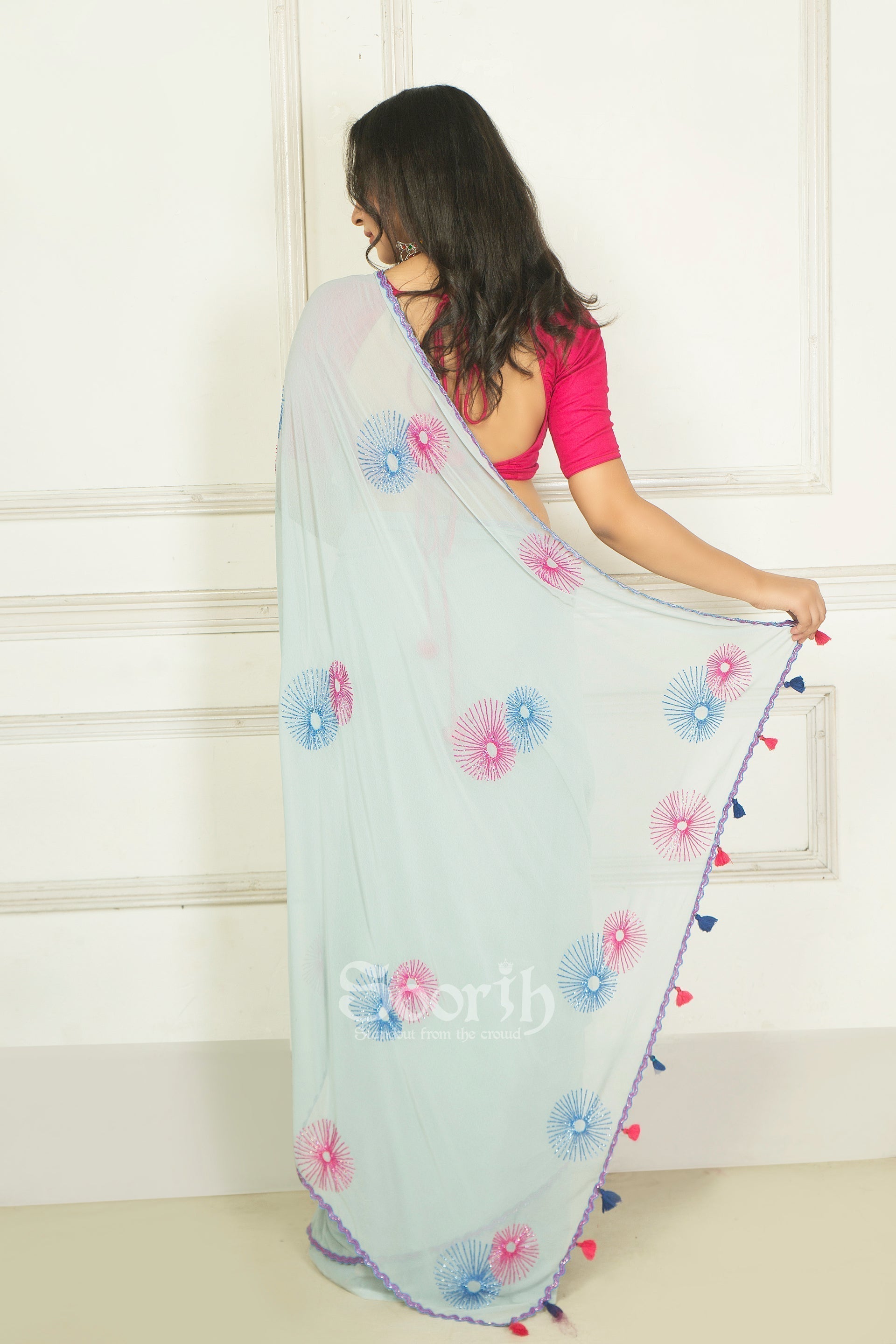 Glowing Sun Saree