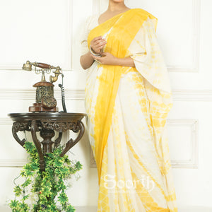 Mul Cotton Shibori Saree