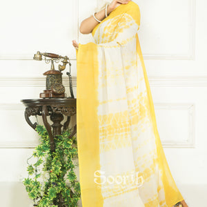 Mul Cotton Shibori Saree