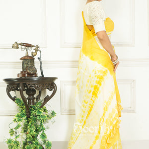 Mul Cotton Shibori Saree