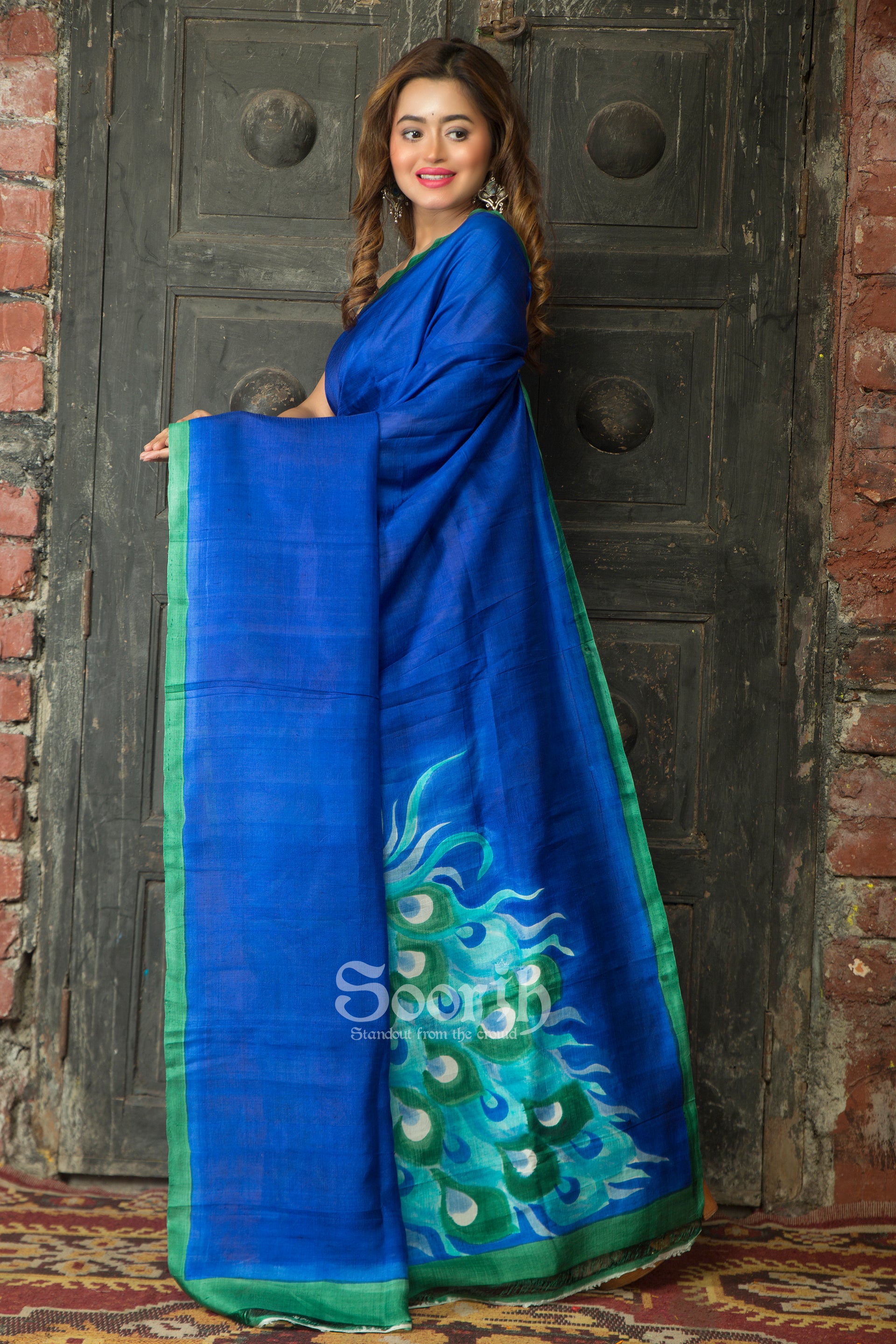 Royal Peacock Saree