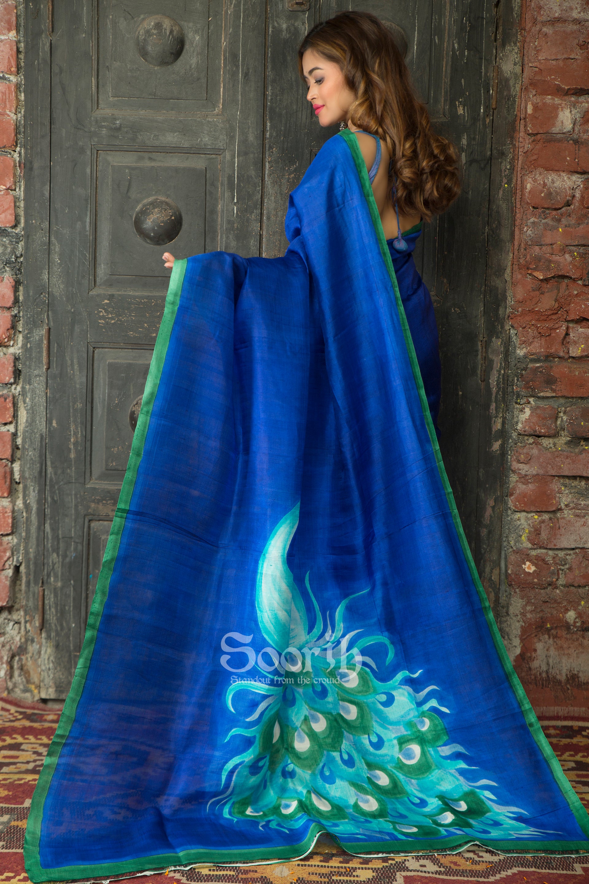 Royal Peacock Saree