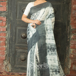 Mul Cotton Shibori Saree