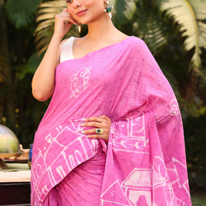 Vienna Vista Saree - Pink