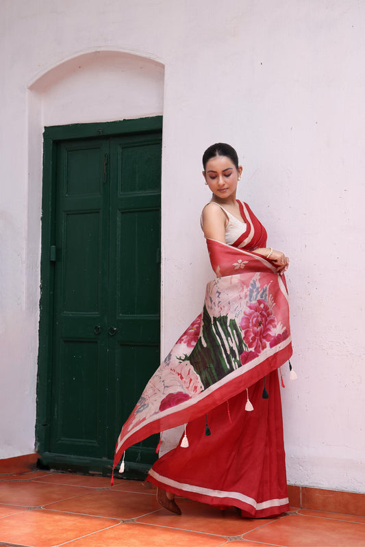 Nishigandha Saree