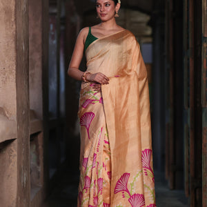 Oyster Opulence Saree - Magenta