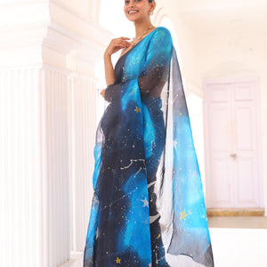 Aakash (Sky) Saree