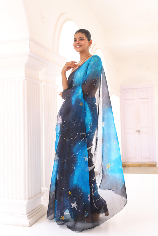Aakash (Sky) Saree
