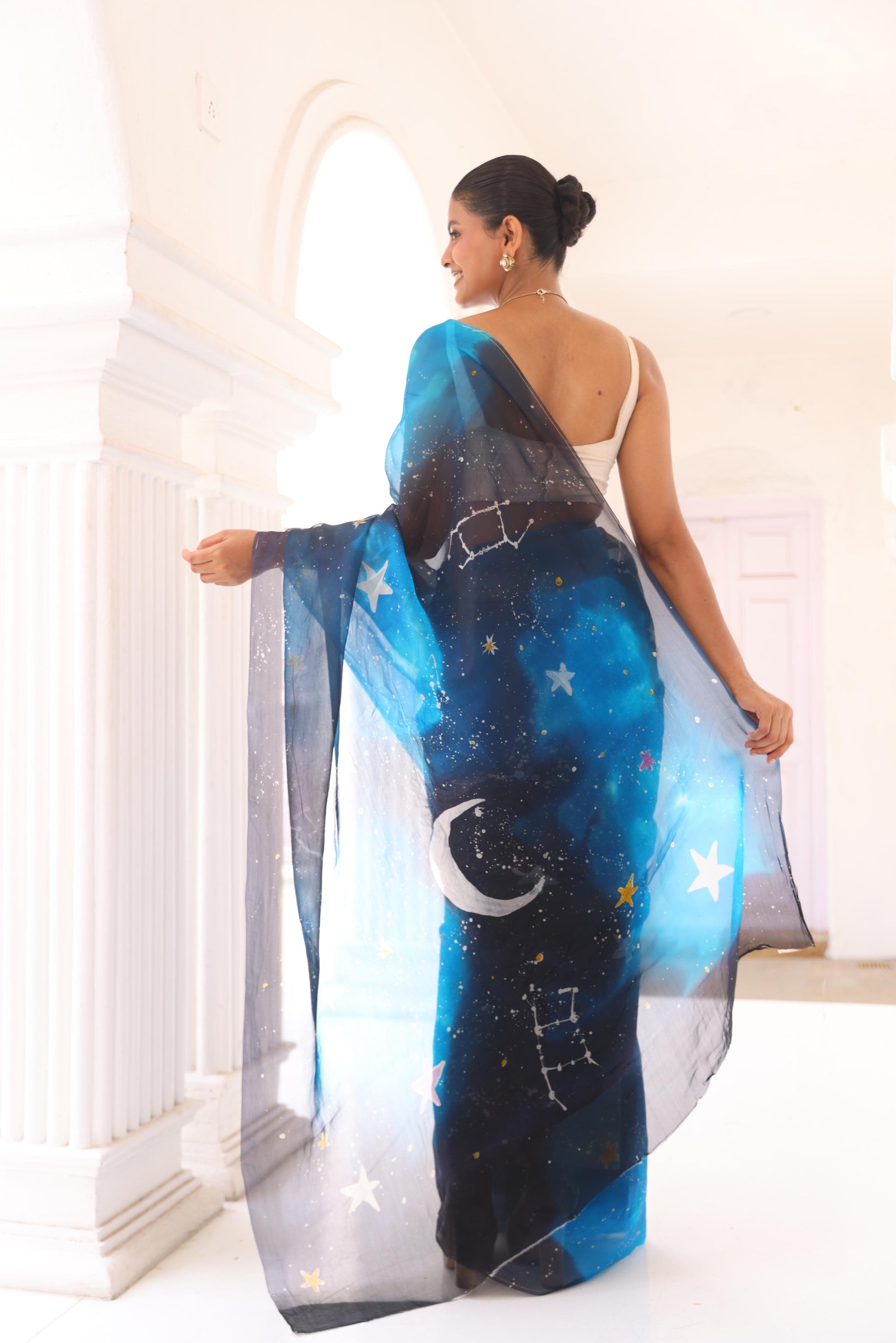 Aakash (Sky) Saree