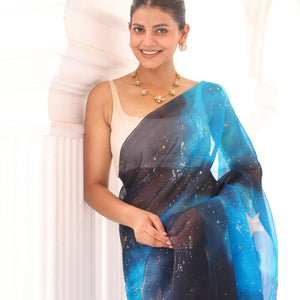 Aakash (Sky) Saree