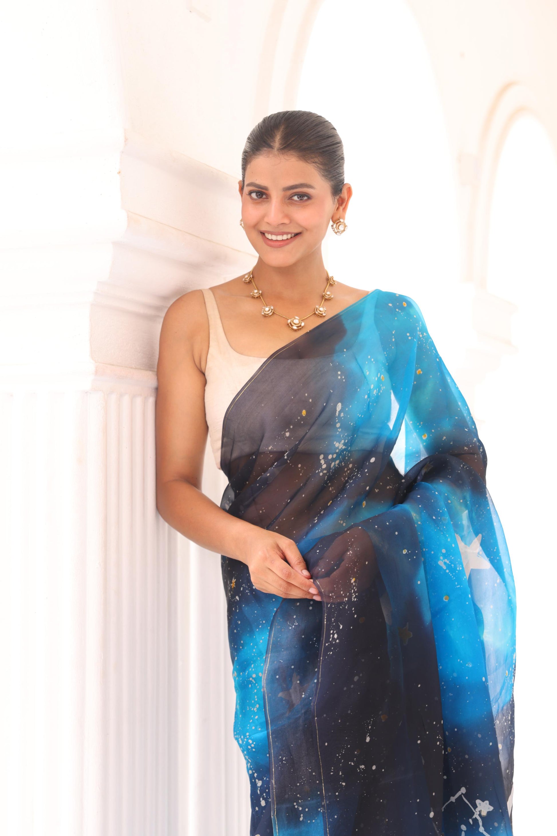 Aakash (Sky) Saree