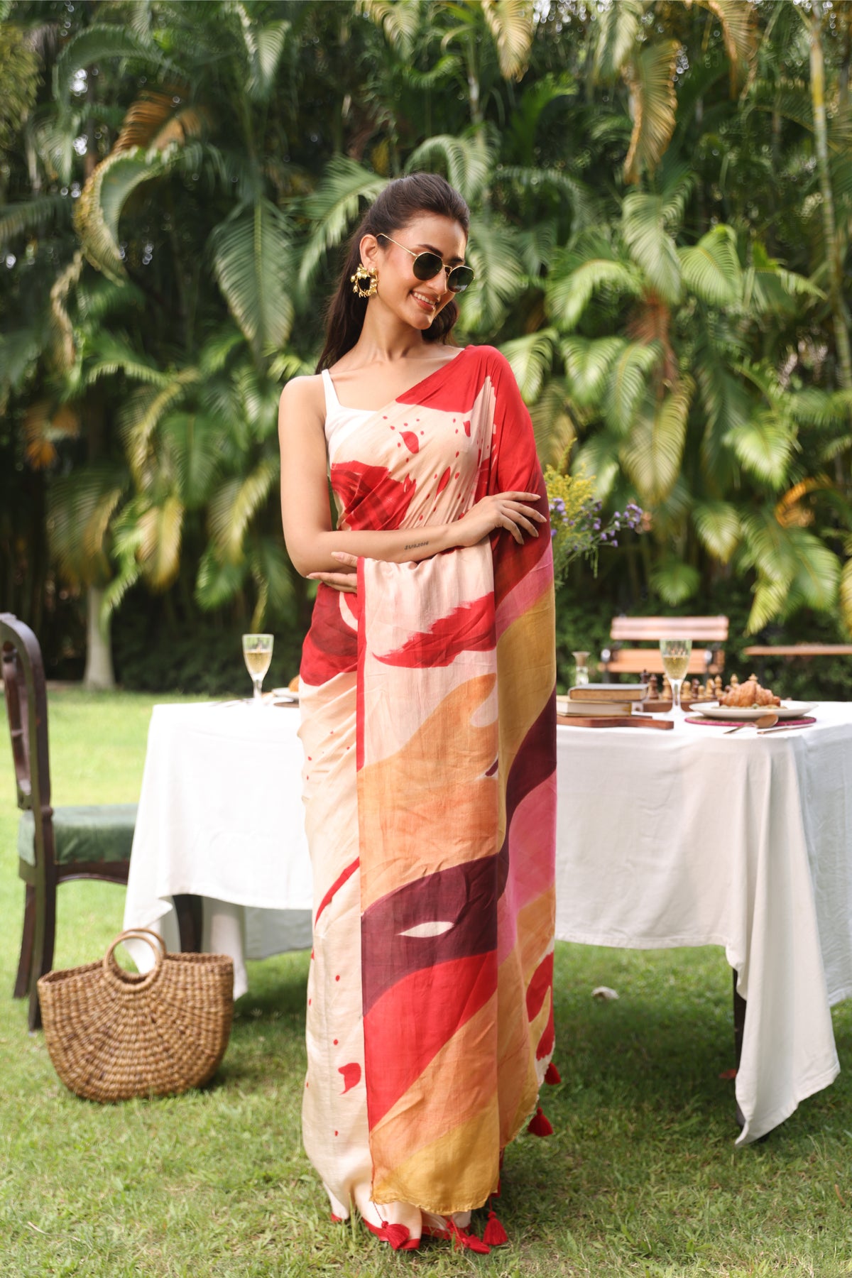 Sindoor Khela Saree