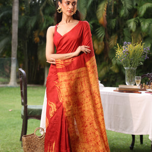 Agni (Fire) Saree