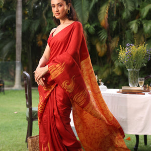 Agni (Fire) Saree
