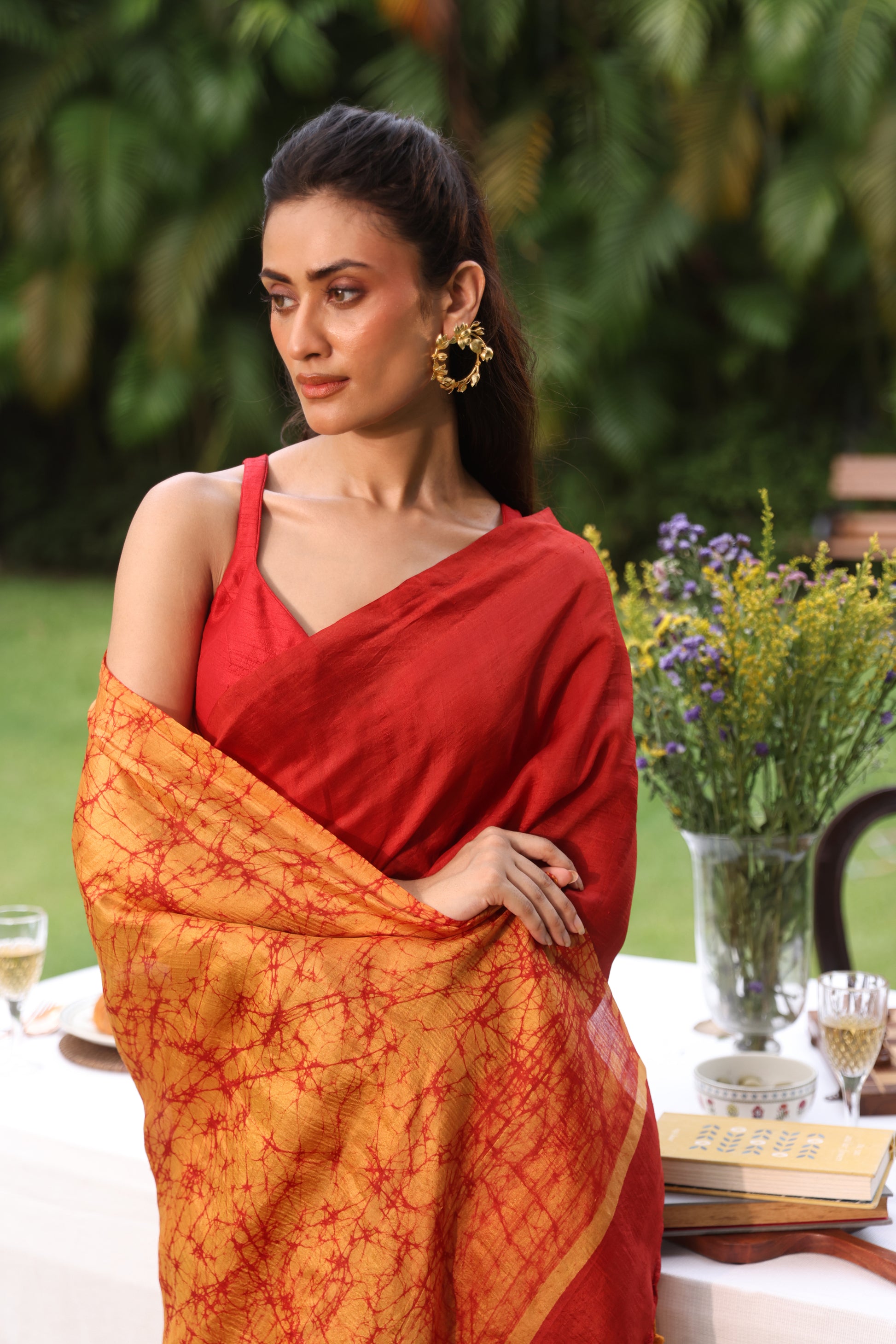 Agni (Fire) Saree