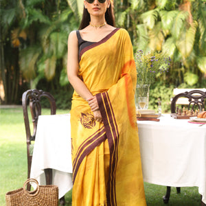 Durga Without Weapons Saree