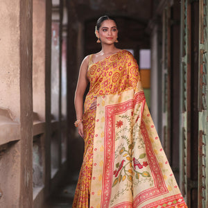 AjraKalam Saree