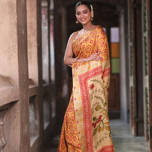 AjraKalam Saree