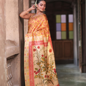 AjraKalam Saree