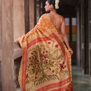 AjraKalam Saree